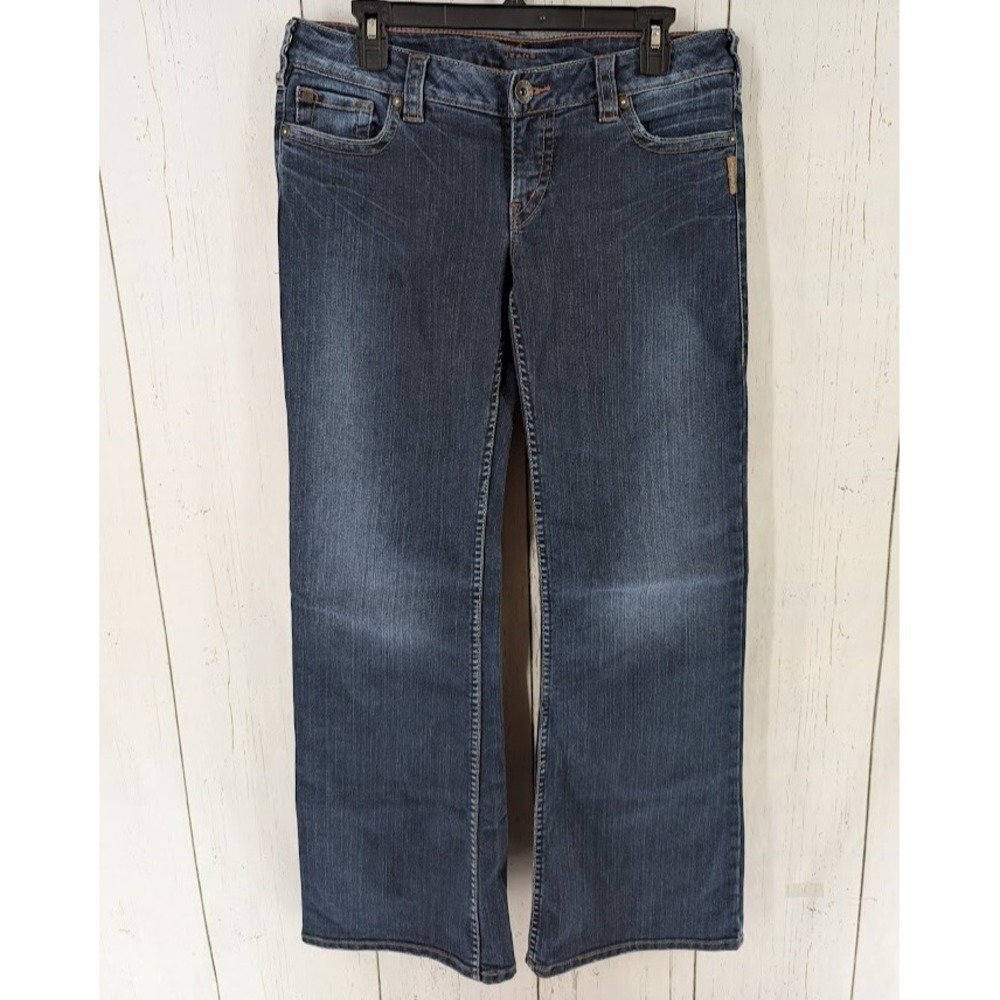 Silver Jeans Size‎ 31/33 Womens Dark Blue Bootcut Denim Jeans